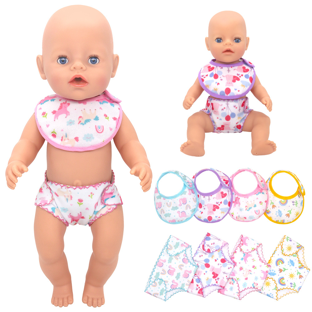 Baby Products List - 14-18 inch pasgeboren babypop ondergoed set