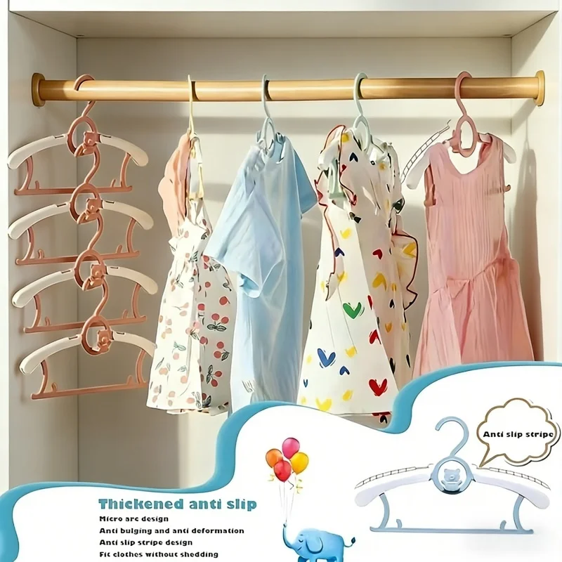 Baby Products Pack - 30 stuks PP plastic babykledinghangers intrekbaar