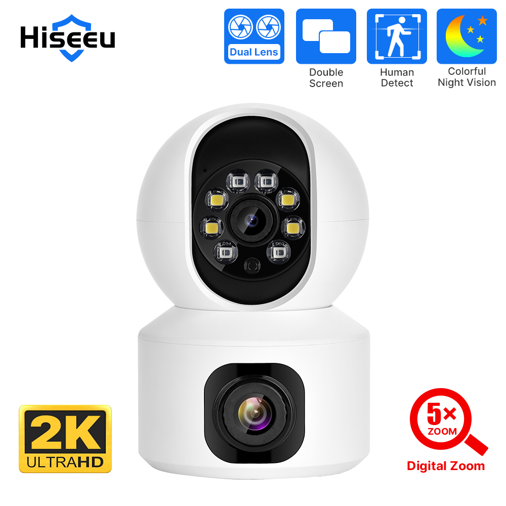 Hiseeu 2K 4MP PTZ IP Camera WI - Baby Products Video recensie en prijs