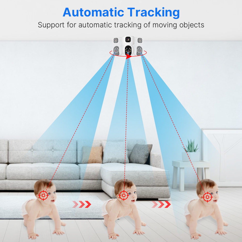 Hiseeu 2K 4MP PTZ IP Camera WI - Baby Products Video recensie en prijs