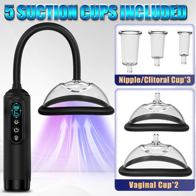 LCD Pussy Pump Tepelzuiger Vib - Breast Pump recensie en prijs