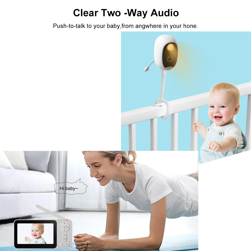 4,3-inch intelligente babyfoon - Baby Products Video recensie en prijs