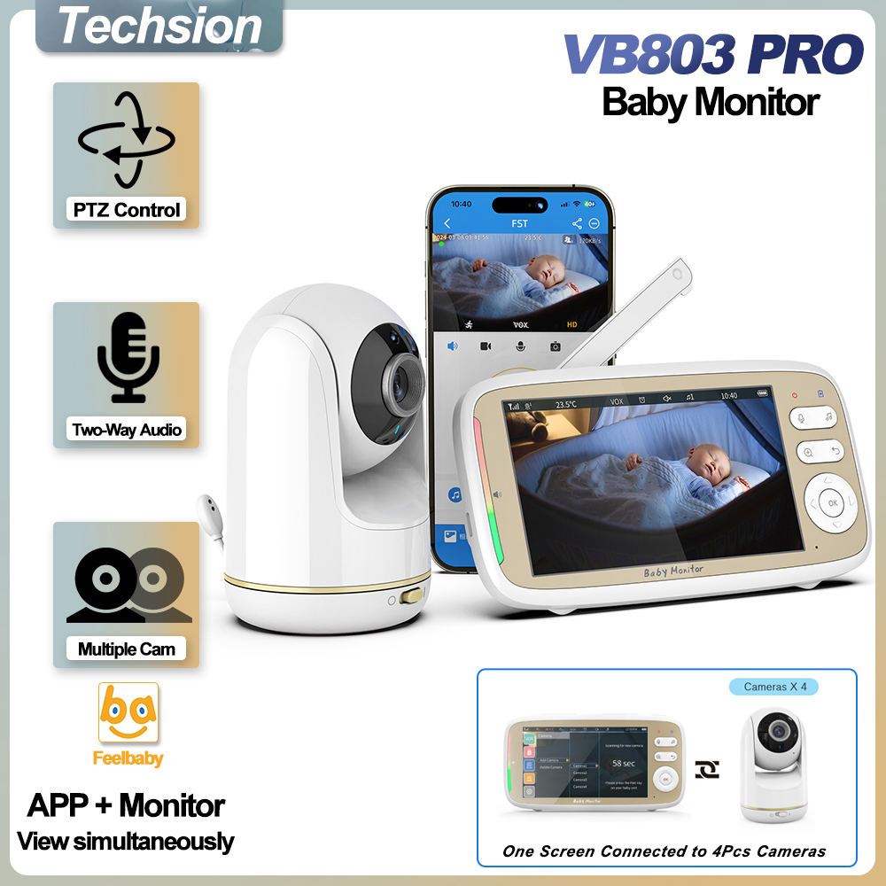 VB803 PRO HD 720P Babyfoon WIF - Baby Products Video recensie en prijs