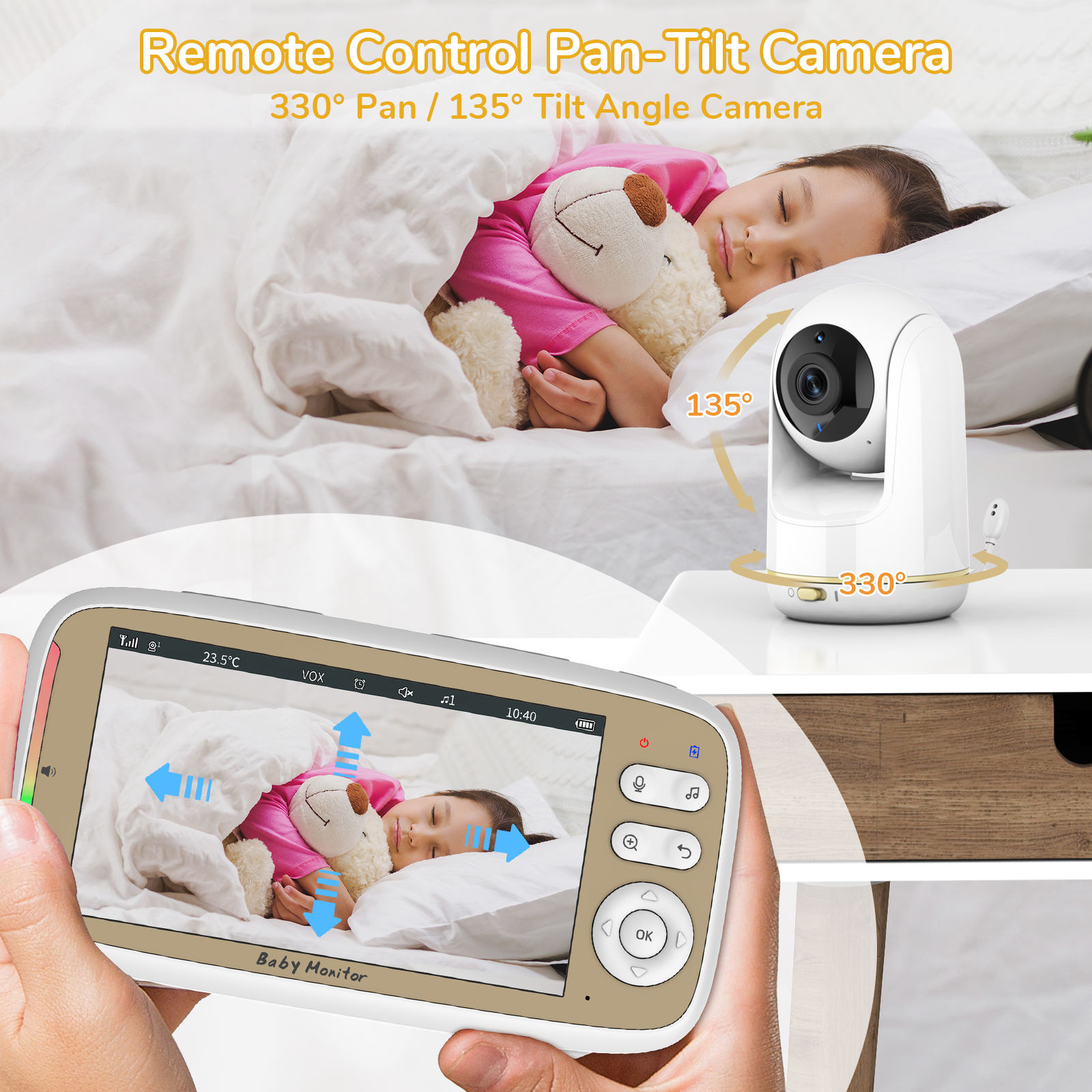 VB803 PRO HD 720P Babyfoon WIF - Baby Products Video recensie en prijs