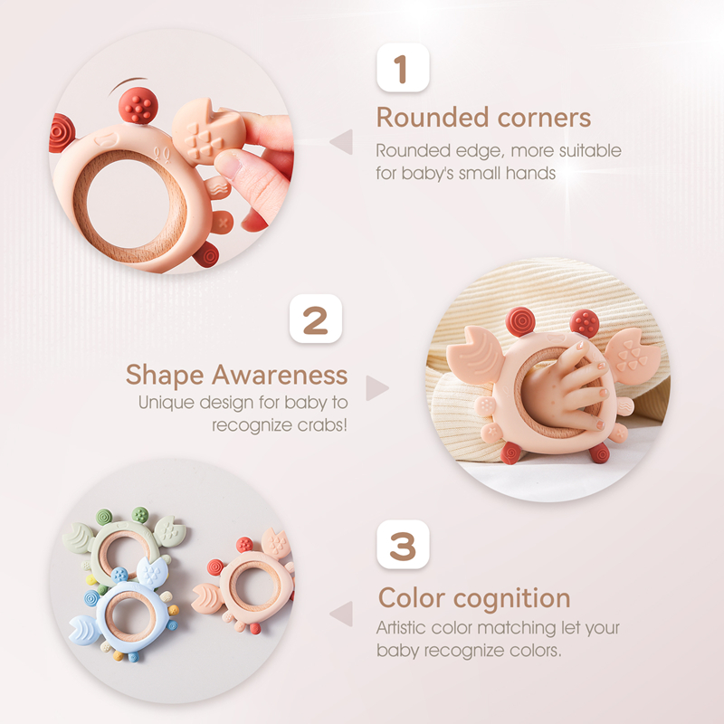 Baby siliconen bijtring Cartoo - Baby Products List recensie en prijs